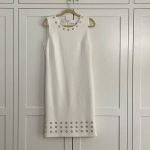 Calvin Klein summer white cream dress